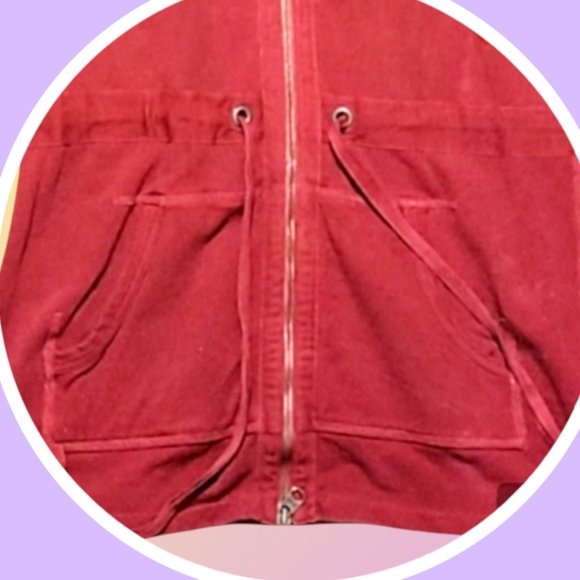 Gap XL Full Zip Hoodie w Pockets & Adjustable Drawstring Waist Double End Zipper - Picture 6 of 14